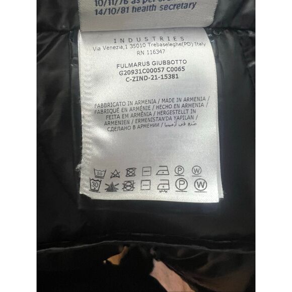 Moncler Fulmarus Giubbotto puffer jacket size 1 - Picture 14 of 16